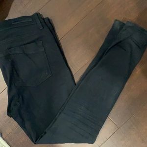 Express black high waisted jeans